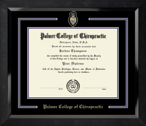 Image of 9A ECLIPSE DIPLOMA FRAME W GOLD COLORED MEDALLION